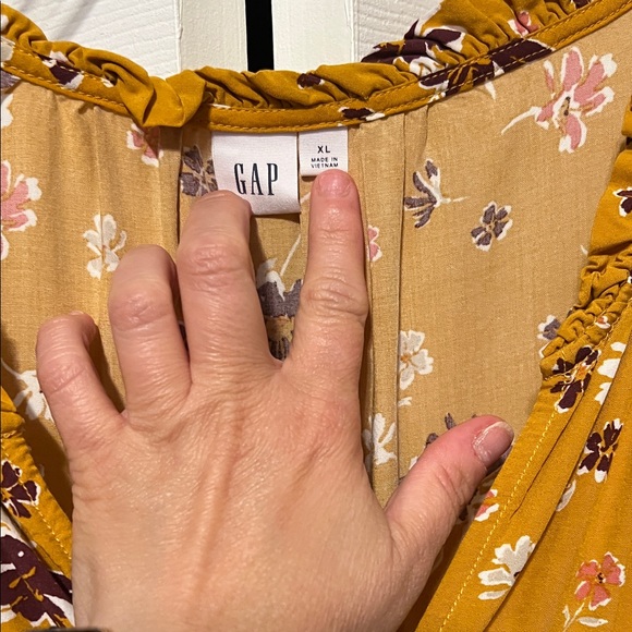 GAP Yellow Floral Midi Dress - Picture 2 of 3